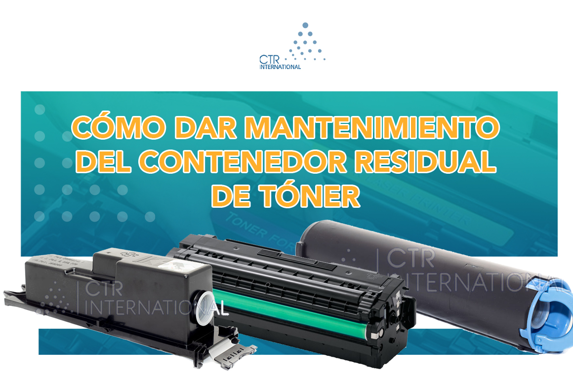 contenedor residual de tóner